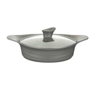 تابه دو دسته عروس تفلون مدل دیاکو سایز 24