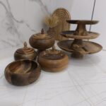 ظروف و دکوری‌های چوبی: ترکیب زیبایی، دوام و هنر طبیعی