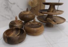 ظروف و دکوری‌های چوبی: ترکیب زیبایی، دوام و هنر طبیعی